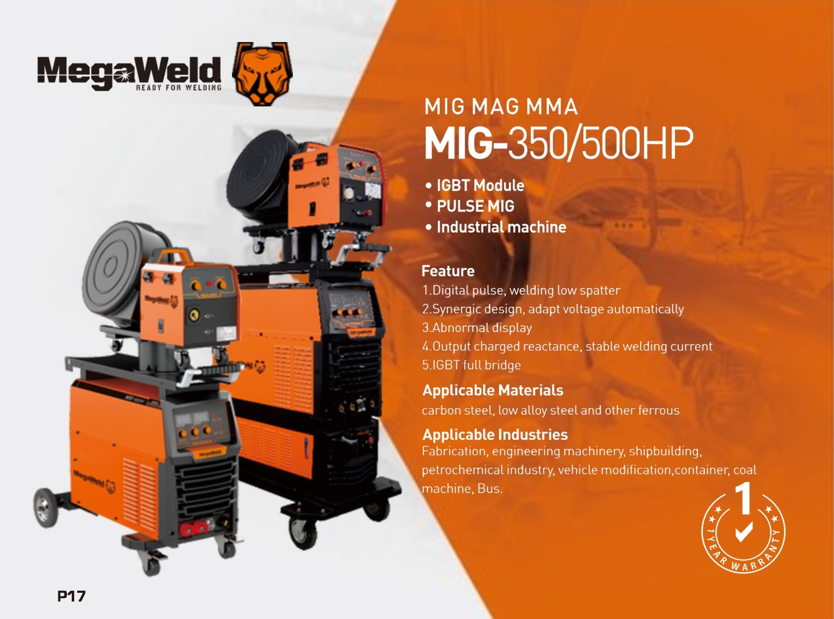 Mesin Las MIG-350 / 500HP